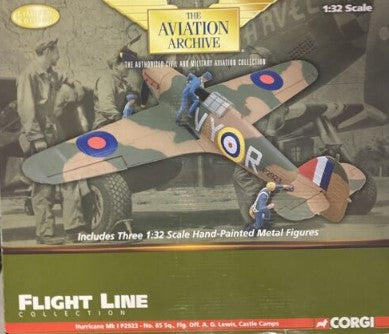 Corgi US35503 1:32 Flight Line Collection Hurricane Mk I P2923 No. 85 Squardron