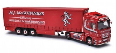 Corgi CC13824 1:50 Mercedes Actros Facelift Vinyl Curtainside M.J. McGuinness