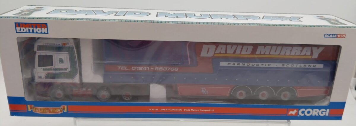 Corgi CC132291:50 DAF XF Curtainside-David Murray Transport Ltd Limited Edition