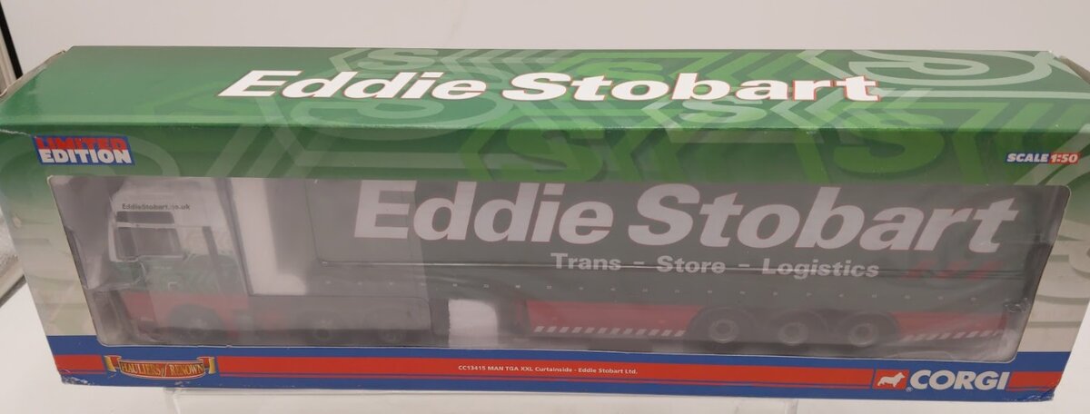 Corgi CC13415 1:50 MAN TGA XXL Curtainside Eddie Stobart Ltd.