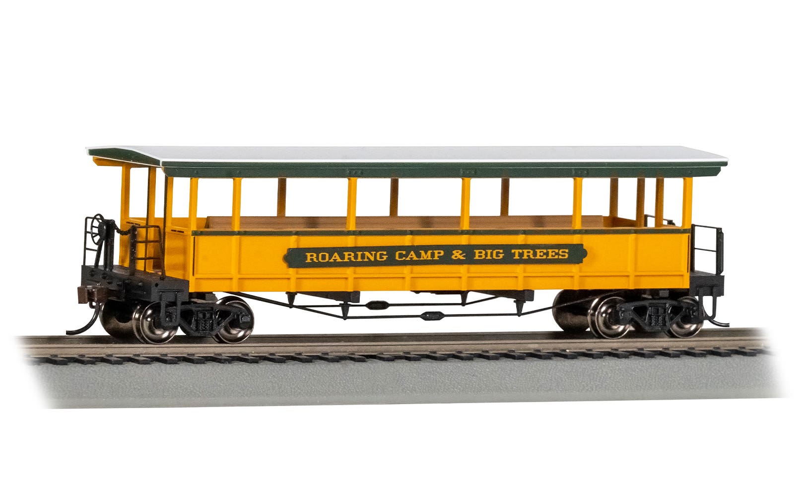 Bachmann 17402 HO Roaring Camp and Big Trees Open-Sided Excursion Car