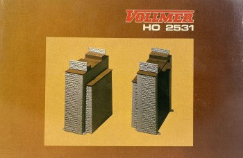Vollmer 2531 HO Scale Bridge Abutment Building Kit
