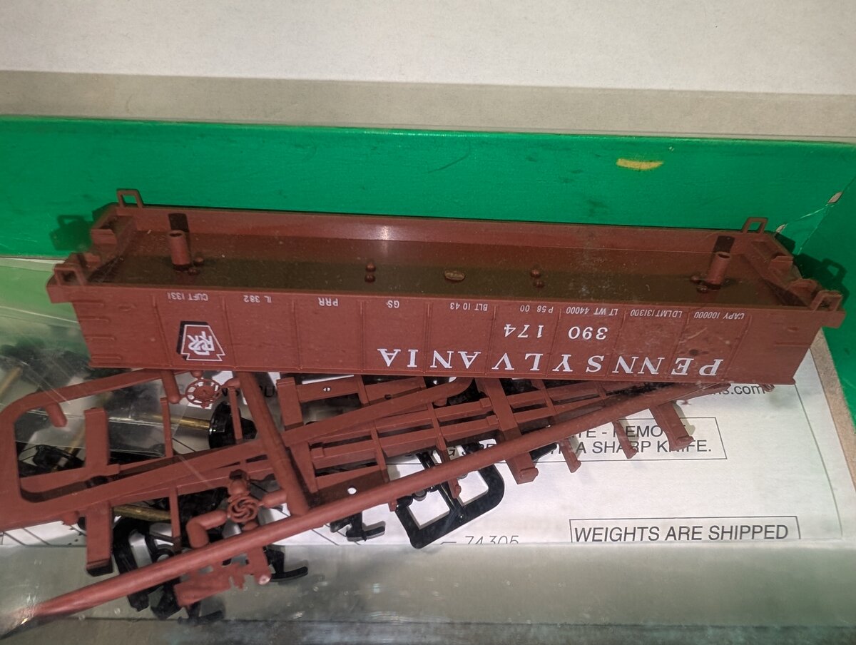 Bowser 55903 HO Pennsylvania "Shadow Keystone" GS 40' Gondola #390174
