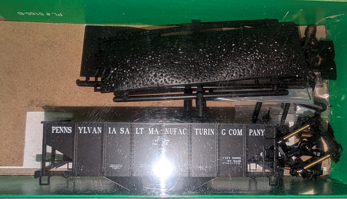 Bowser 56228 HO GLa 2 Bay Hopper Pennsylvania Salt #27 KIt