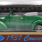 YatMing Road Legends 92238 1:18 1937 Ford Convertible Diecast Model (Green)