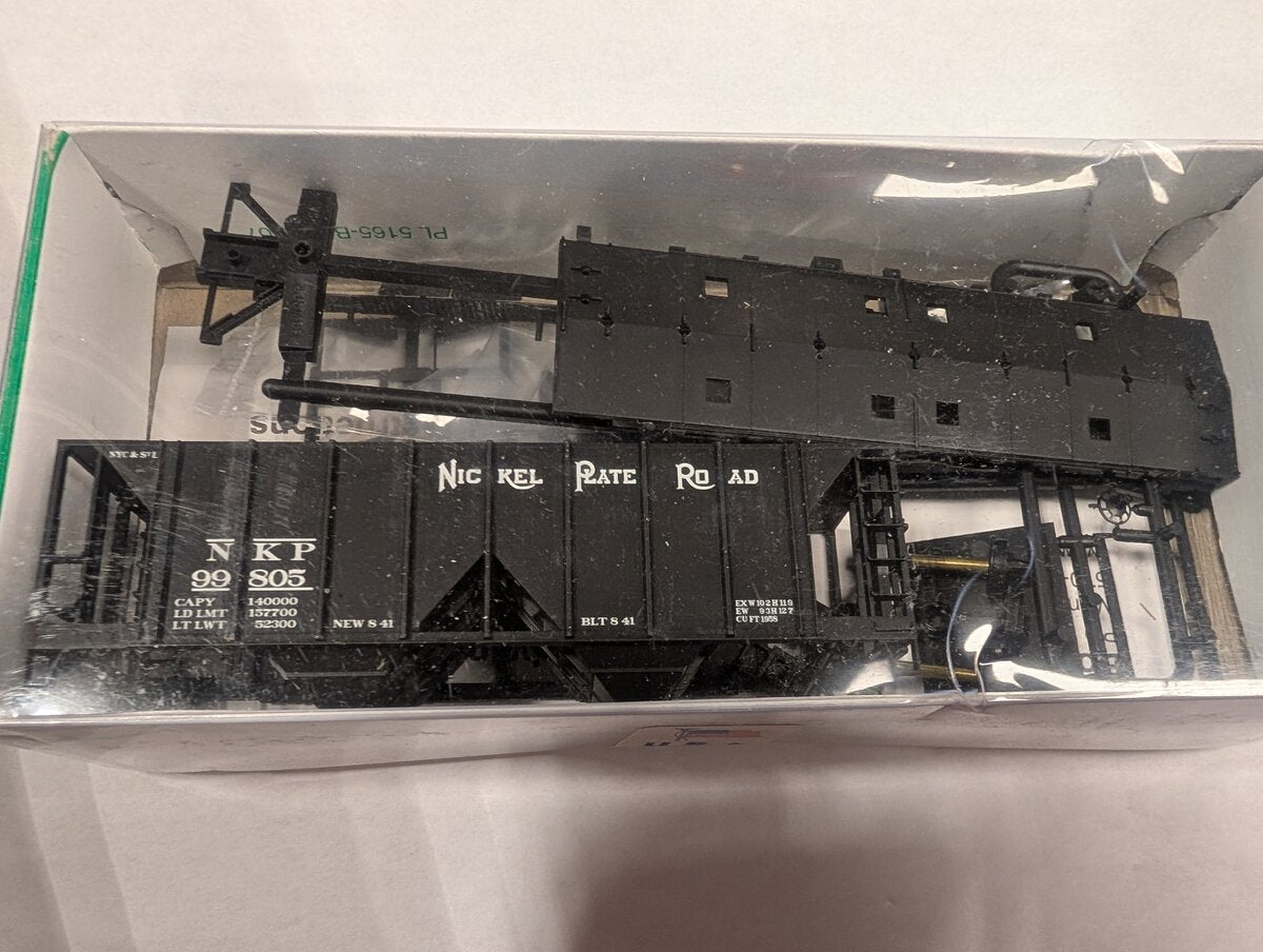 Bowser 56485 HO Nickel Plate Road 70 Ton 2 Bay Covered Hopper #99805 Kit