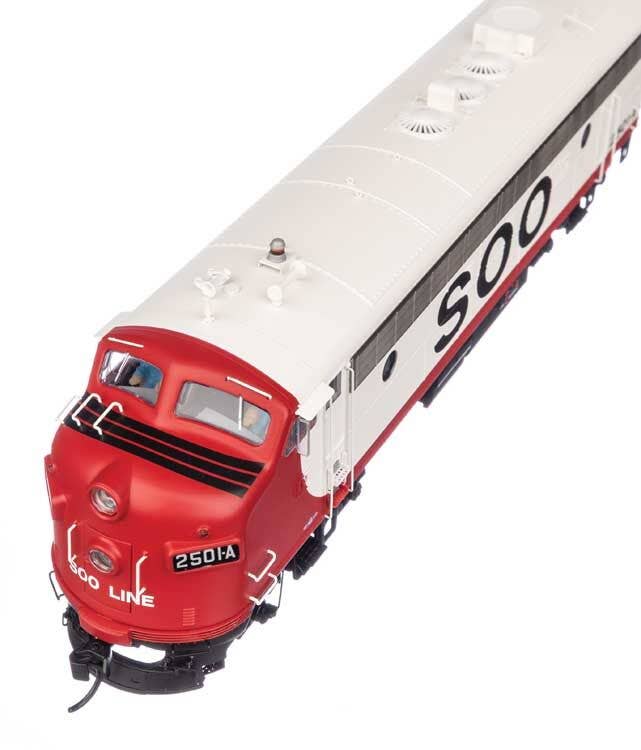 Walthers 920-49555 HO Soo Line EMD FP7 & F7B Diesel Locomotive #2501A & #2501C