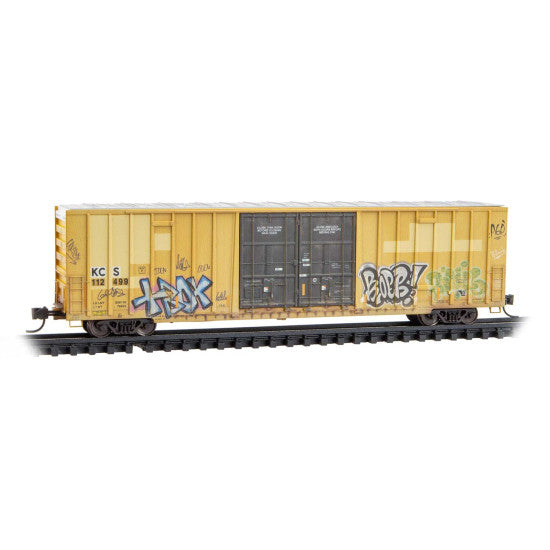 Micro-Trains 12344150 N Kansas City Southern Weathered 60' High-Cube Boxcar