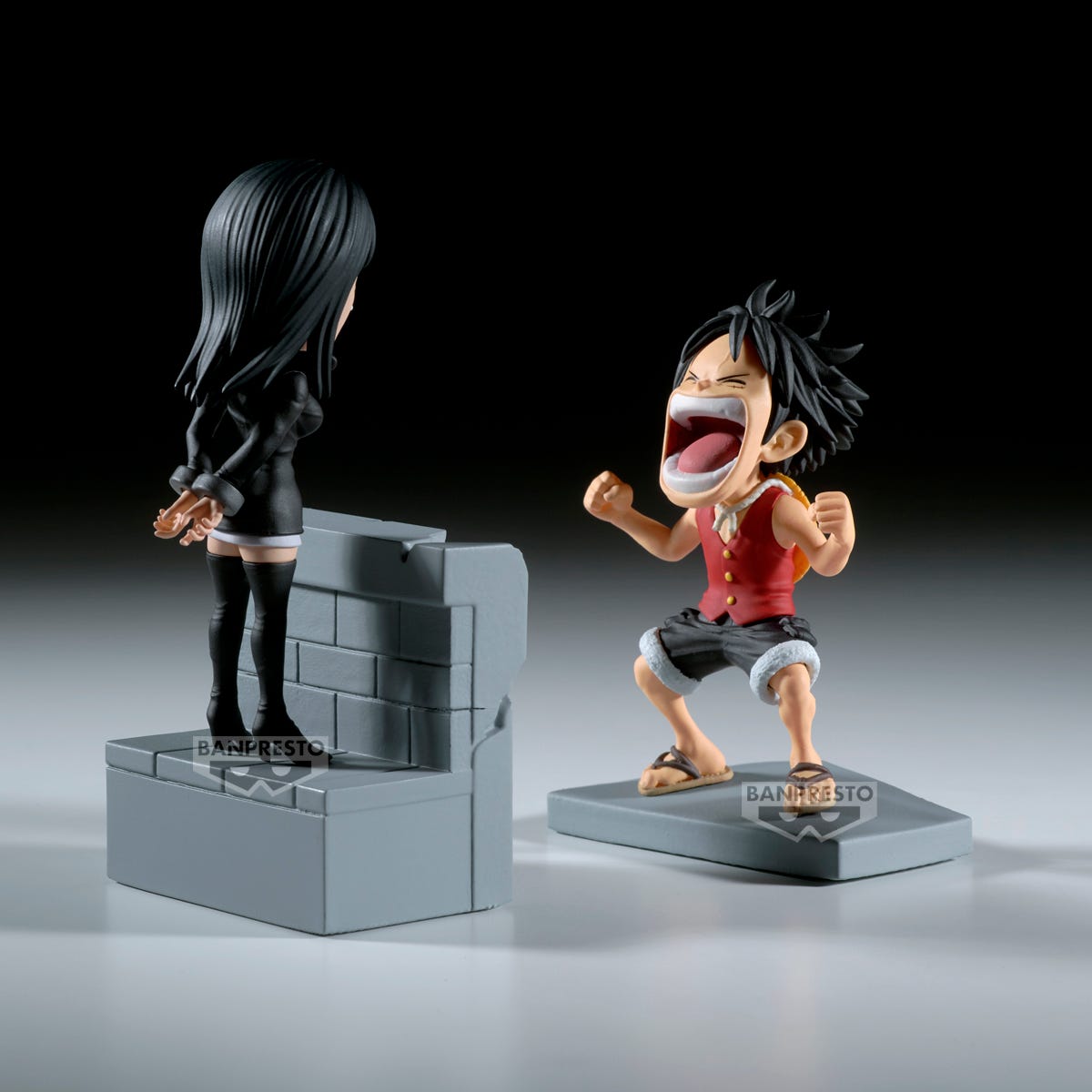 Bandai BPR28829 3.9" Banpresto One Piece Monkey.D.Luffy & Nico Robin