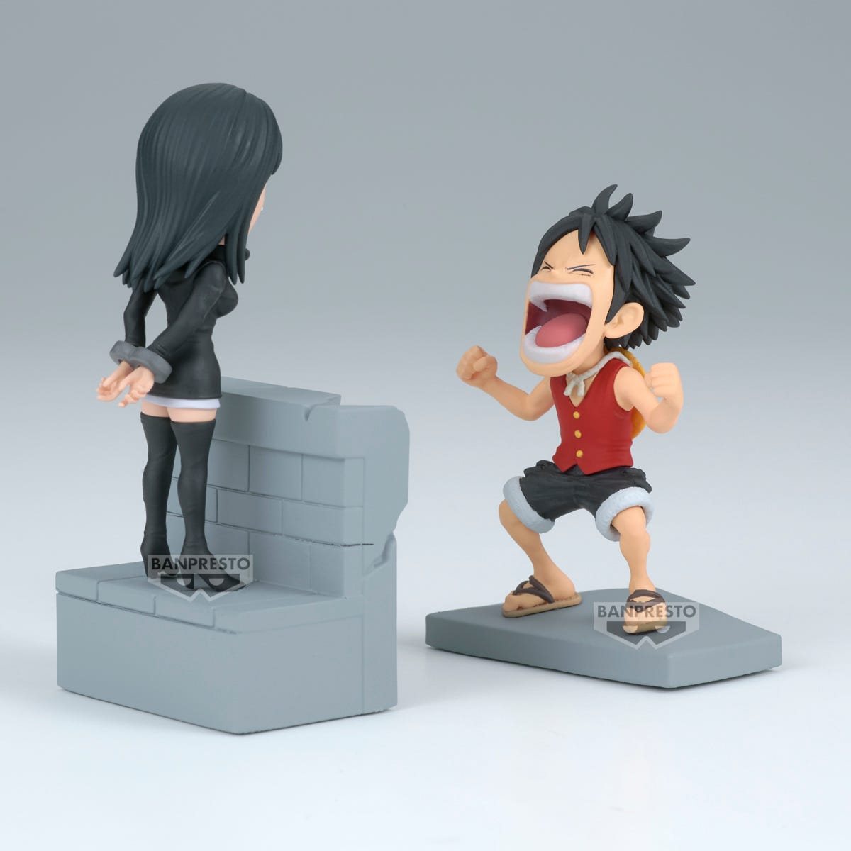 Bandai BPR28829 3.9" Banpresto One Piece Monkey.D.Luffy & Nico Robin