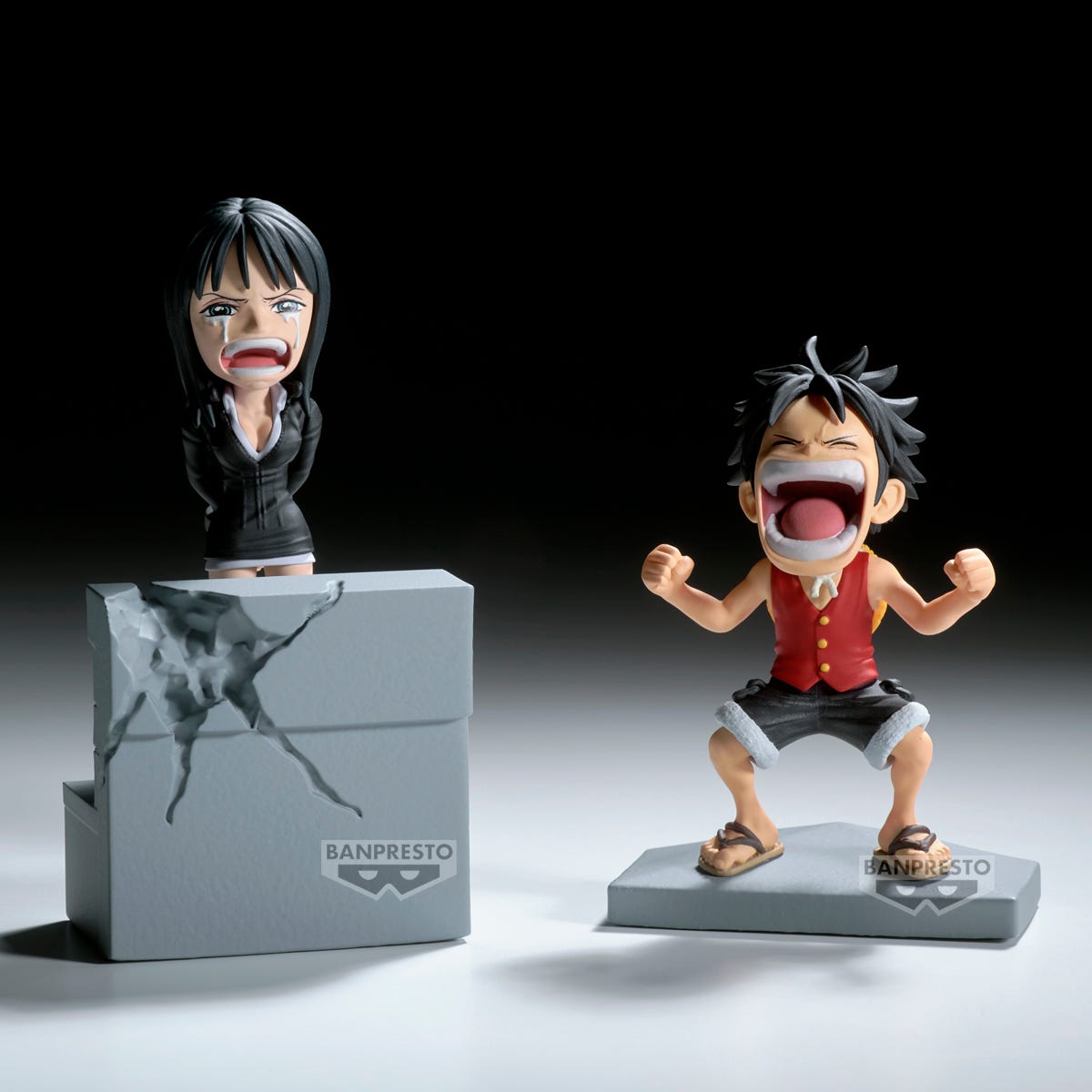 Bandai BPR28829 3.9" Banpresto One Piece Monkey.D.Luffy & Nico Robin