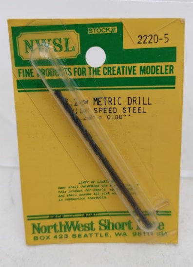 NWSL 2220-5 4.0 mm. Metric Drill  High Speed Steel