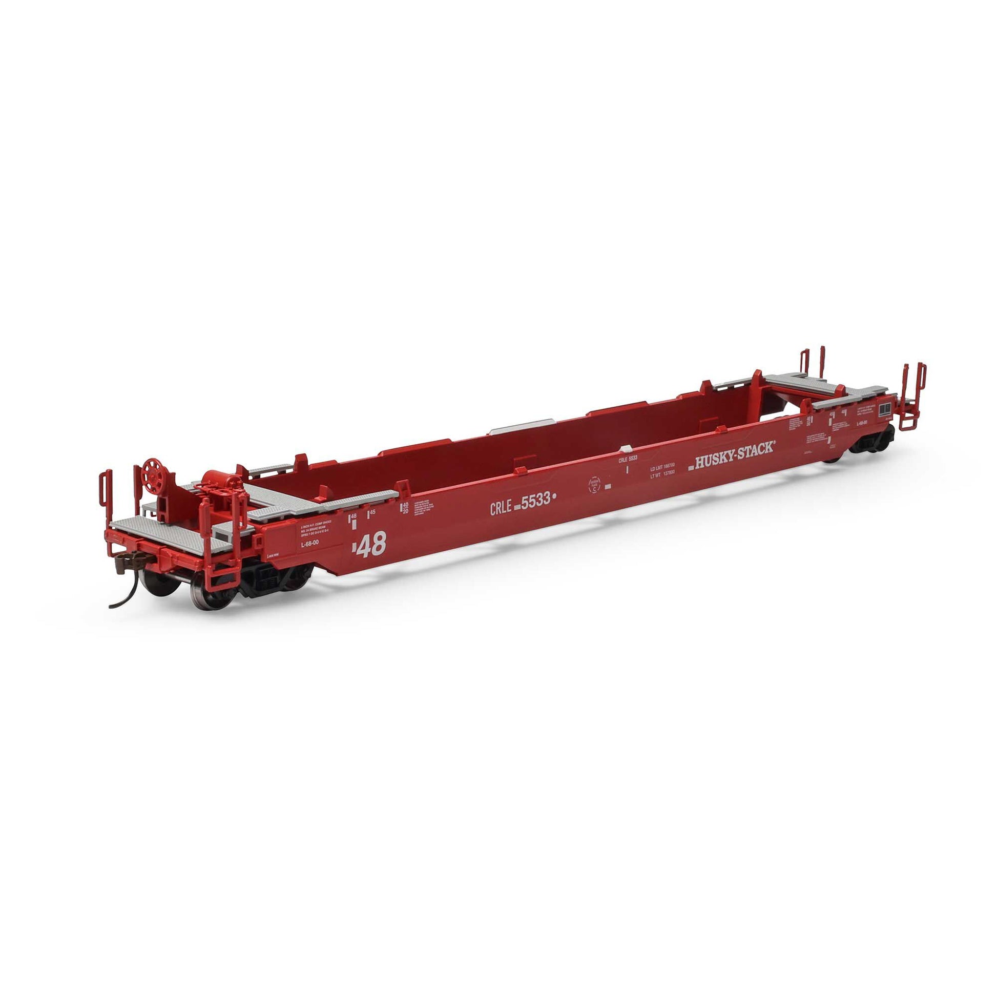 Athearn ATH-1355 HO Coe Rail Leasing 48' Husky Stack Well #5533