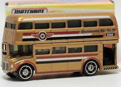 Matchbox DKC92 1:64 Diecast Metallic Gold Routemaster Bus
