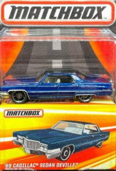 Matchbox DKC81 1:64 Diecast Navy Blue 1969 Cadillac Sedan DeVille