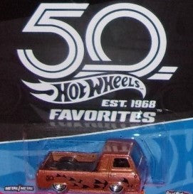 Hot Wheels FLF40 1:64 Diecast 50th Favorites Bronze '60's Ford Econoline Pickup