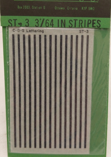 CDS Lettering ST-3 Train Car Silver 3/64