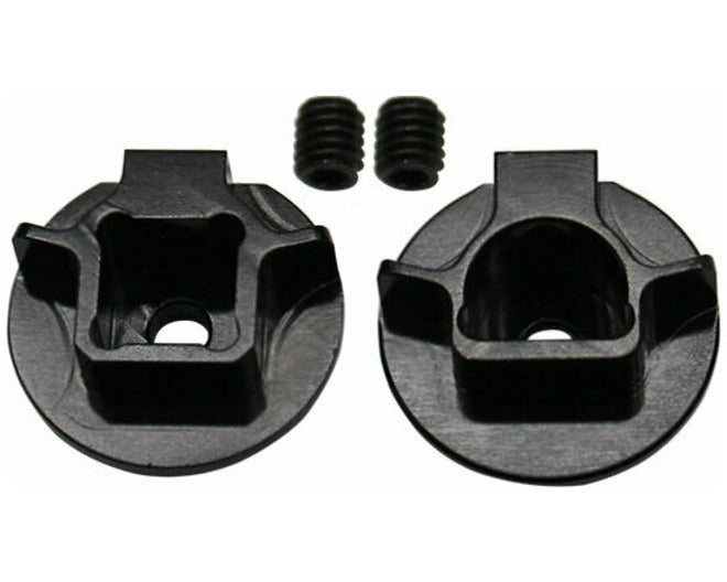 Hot Racing SW49ET01 Black 18 Spoke 6061 Steering Wheel NB4