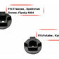 Hot Racing SW49ET01 Black 18 Spoke 6061 Steering Wheel NB4