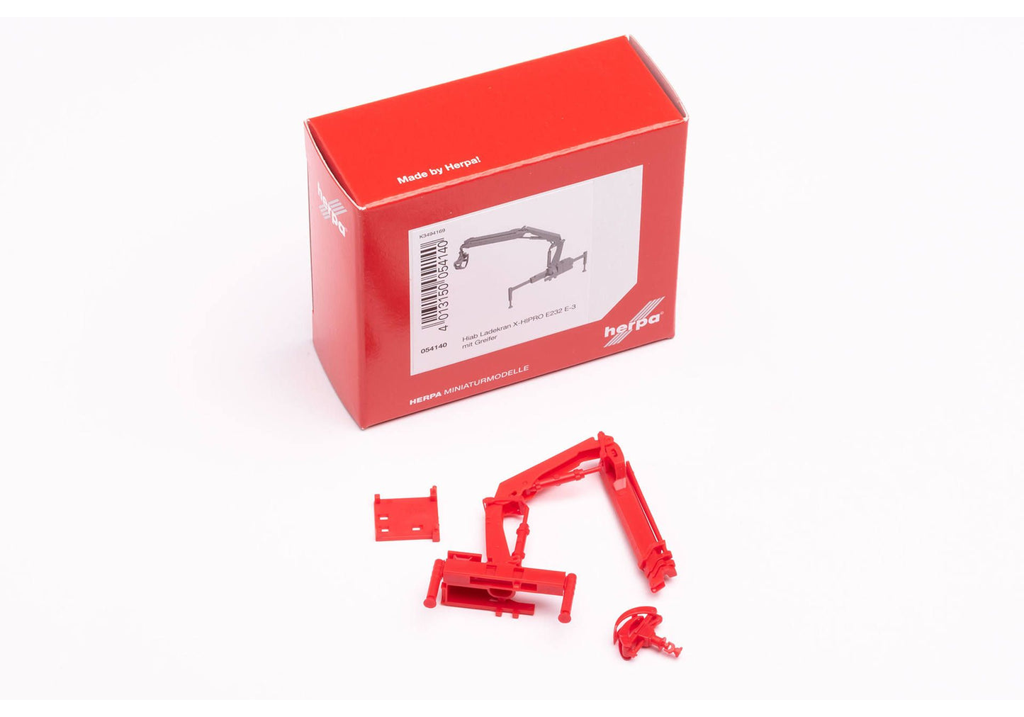Herpa 054140 HO Hiab X-HIPRO 232-E3 Loading Crane Accessories