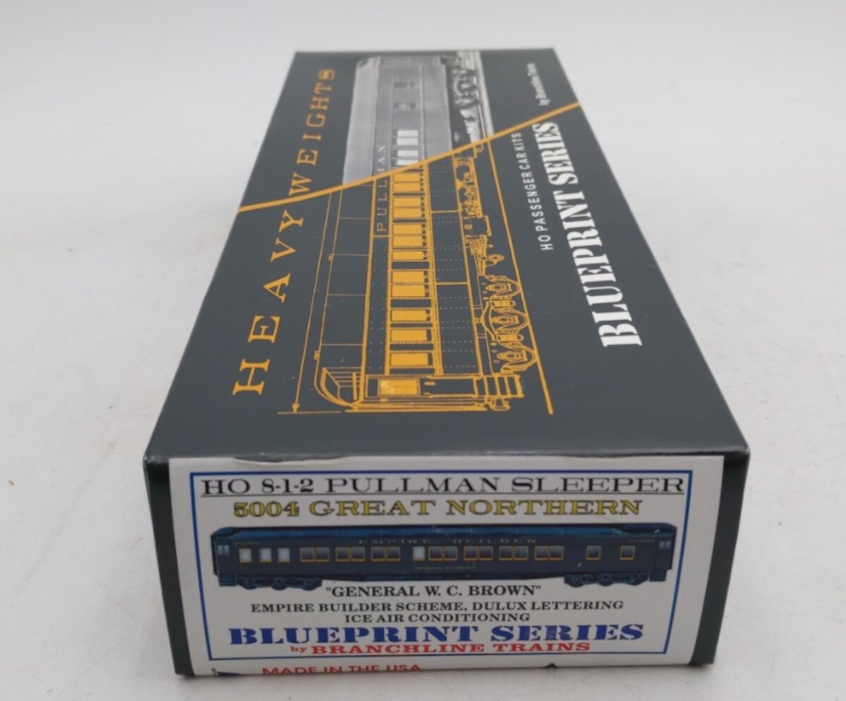Branchline Trains 5004 HO 8-1-2 Pullman Sleeper Great Northern General W.C.Brown