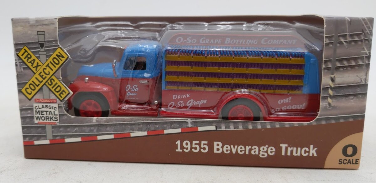 Classic Metal Works TC303/12 O Red&Blue So Grape Bottling Company Beverage Truck