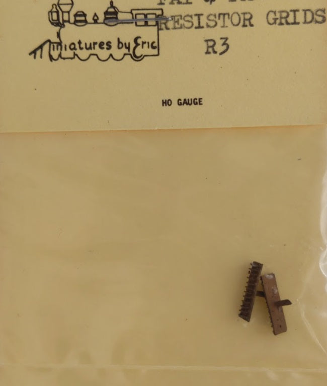 Miniatures By Eric R3 HO Scale CNR & CPR FA1 & FA2 Resistor Grids (Pack of 2)