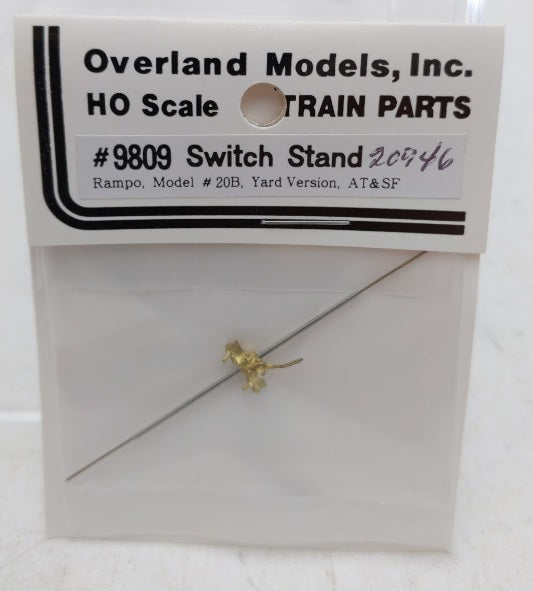 Overland 9809 HO Scale Switch Stand Rampo Model # 20B Yard Version ATSF