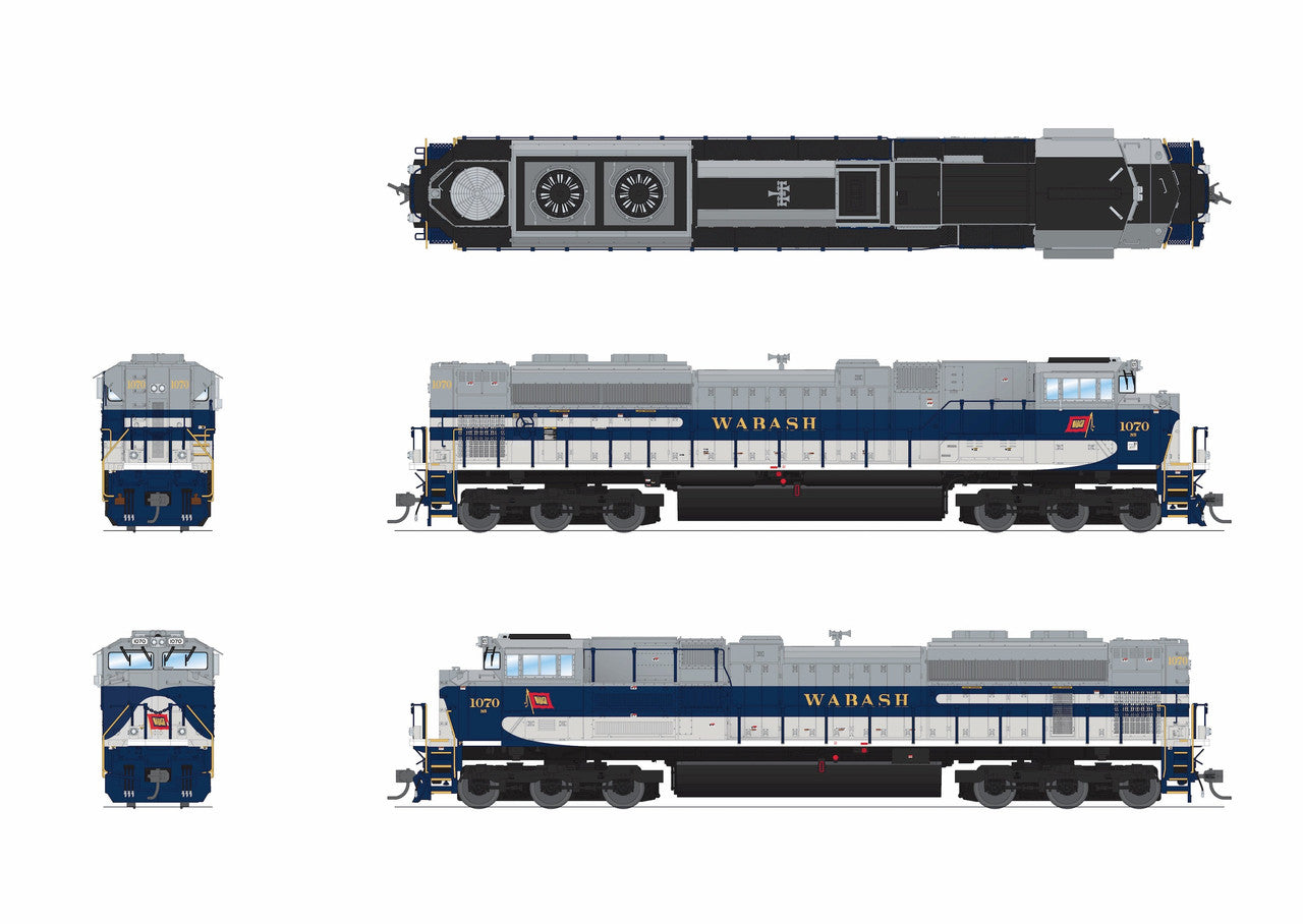 Broadway Limited 9784 HO NS EMD SD70ACe Diesel Locomotive Sound/DC/DCC #1070