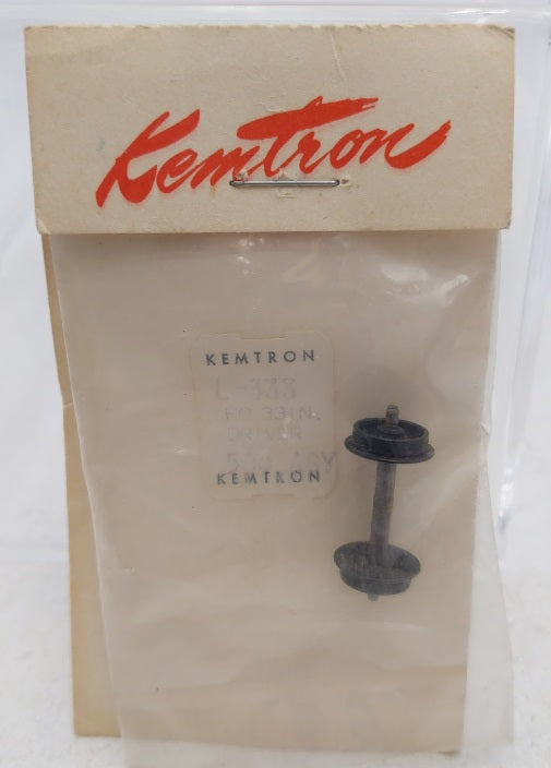 Kemtron L-333 HO Scale 33 In Driver Wheel One Piece