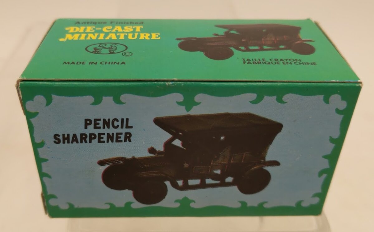 Antique Finished 1914 Vintage Truck Pencil Sharpener Die-Cast