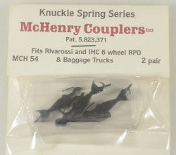 McHenry Couplers MCH54 HO Knuckle Spring Set for Rivarossi/IHC 6 Wheel RPO
