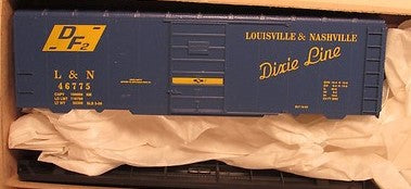 Roundhouse 10710 HO L&N Dixie Line 40' AAR Superior Box Car (Blue Body) Kit