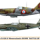 Hasegawa 02332 1:72 Dewoitine D.520 & Messerschmitt Bf 109E Battle of France Kit