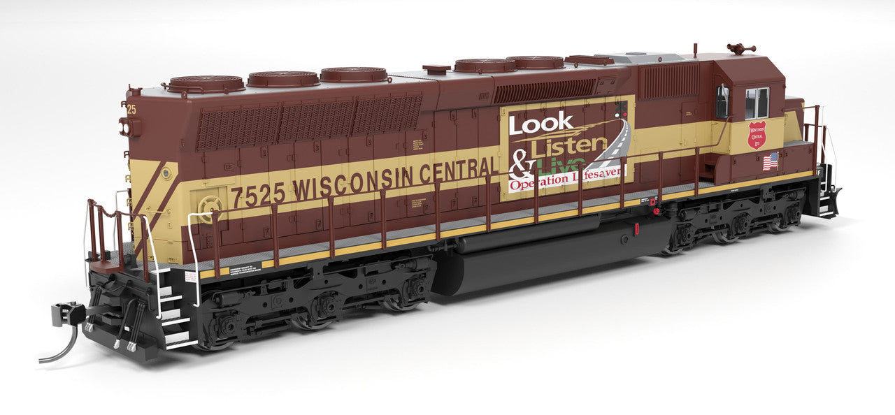Broadway Limited 9822 HO WC EMD SD45 Diesel Locomotive Sound/DC/DCC #7525 NIB