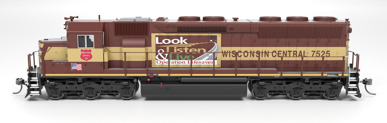 Broadway Limited 9822 HO WC EMD SD45 Diesel Locomotive Sound/DC/DCC #7525 NIB