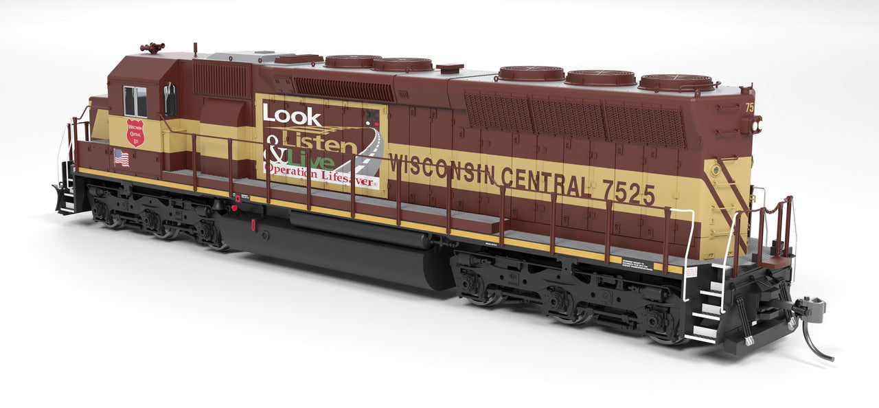 Broadway Limited 9822 HO WC EMD SD45 Diesel Locomotive Sound/DC/DCC #7525 NIB