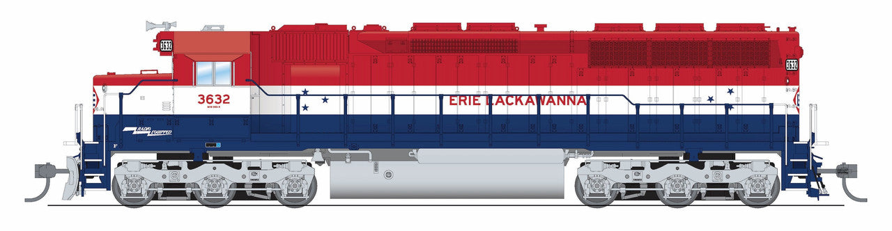 Broadway Limited 9800 HO EL EMD SD45 Diesel Locomotive Sound/DC/DCC #3632