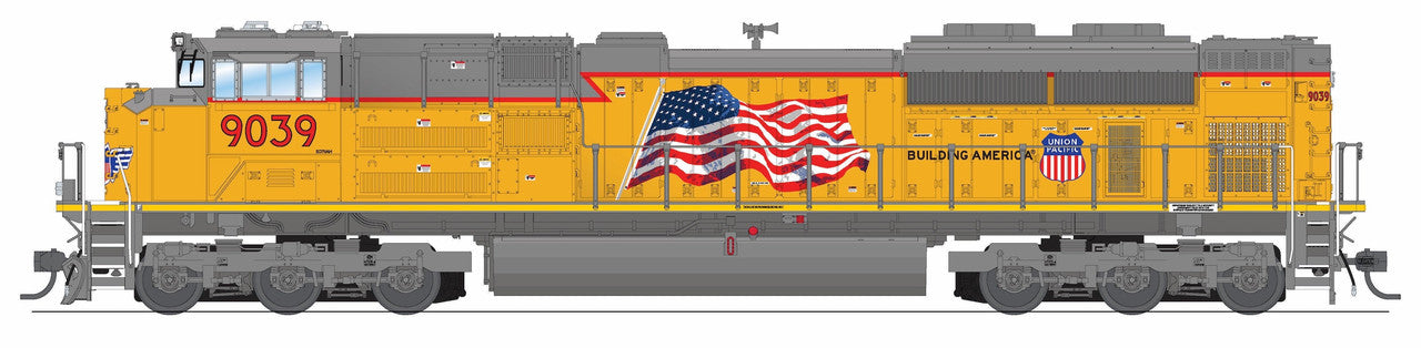 Broadway Limited 9772 HO UP EMD SD70ACe Diesel Locomotive Sound/DC/DCC #9039