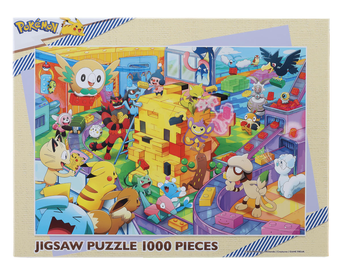 Ensky 51847 Pokemon Let's Make It Together Pikachu Blocks Jigsaw Puzzle