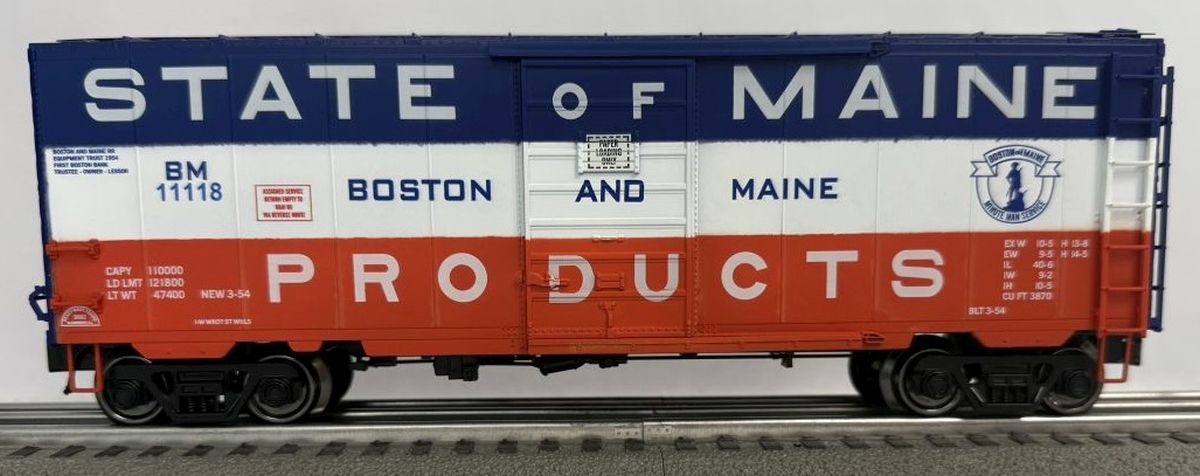 RMT 96442 O Boston & Main Red/White/Blue 40' Boxcar