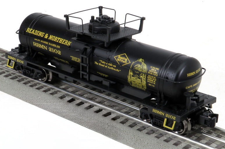 RMT 96812-2 O Reading & Northern Black Single Dome Tank Car #2102