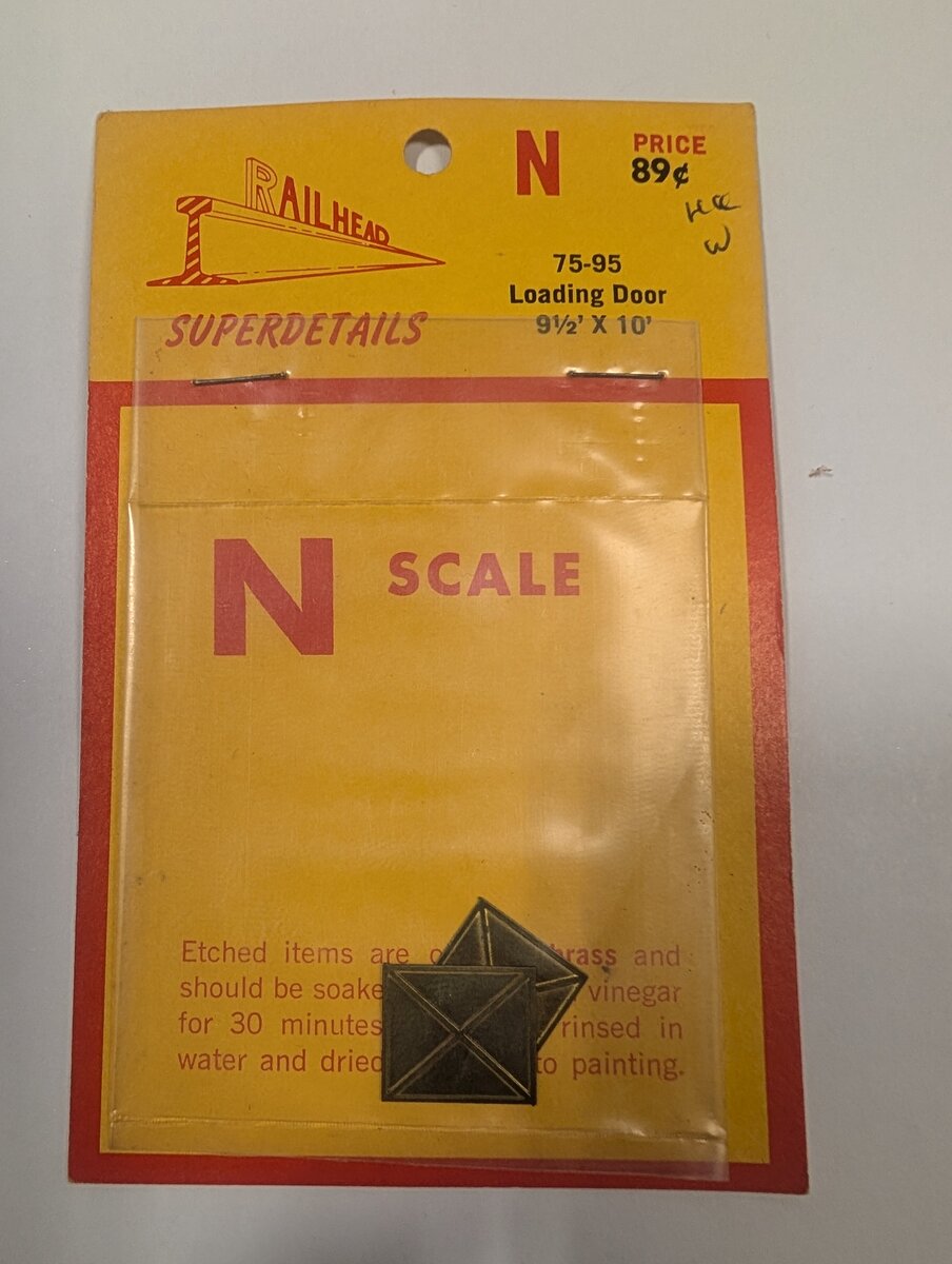 Railhead 75-95 N Scale Loading Door 9 1/2' x 10' (Pack of 2)