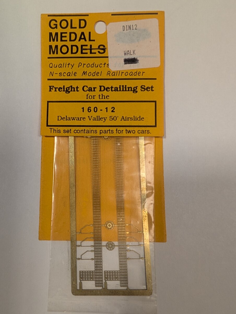 Gold Medal Models 160-12 N Scale Delaware Valley 50' Airslide Freight Car Detail