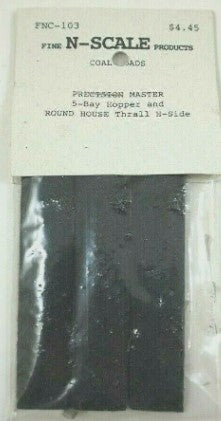 Fine N Scale Products FNC-103 N Scale 5-Bay Hopper & Thrall H-Side Coal Loads