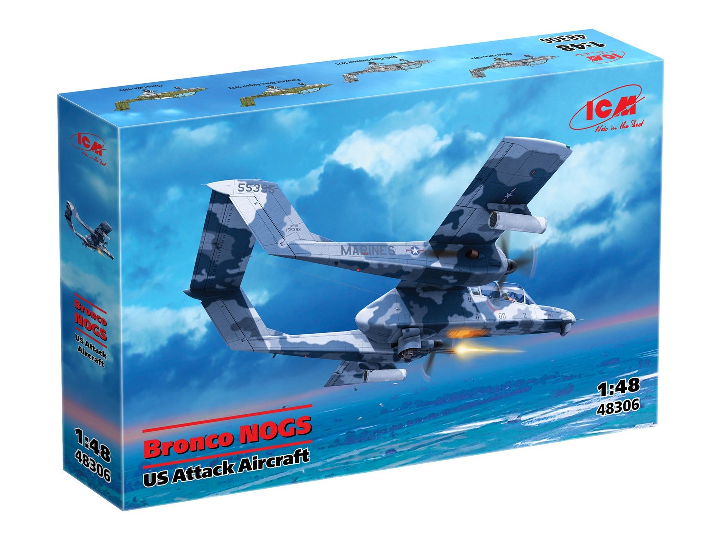 ICM 48306 1:48 Bronco NOGS US Attack Aircraft Plastic Model Kit