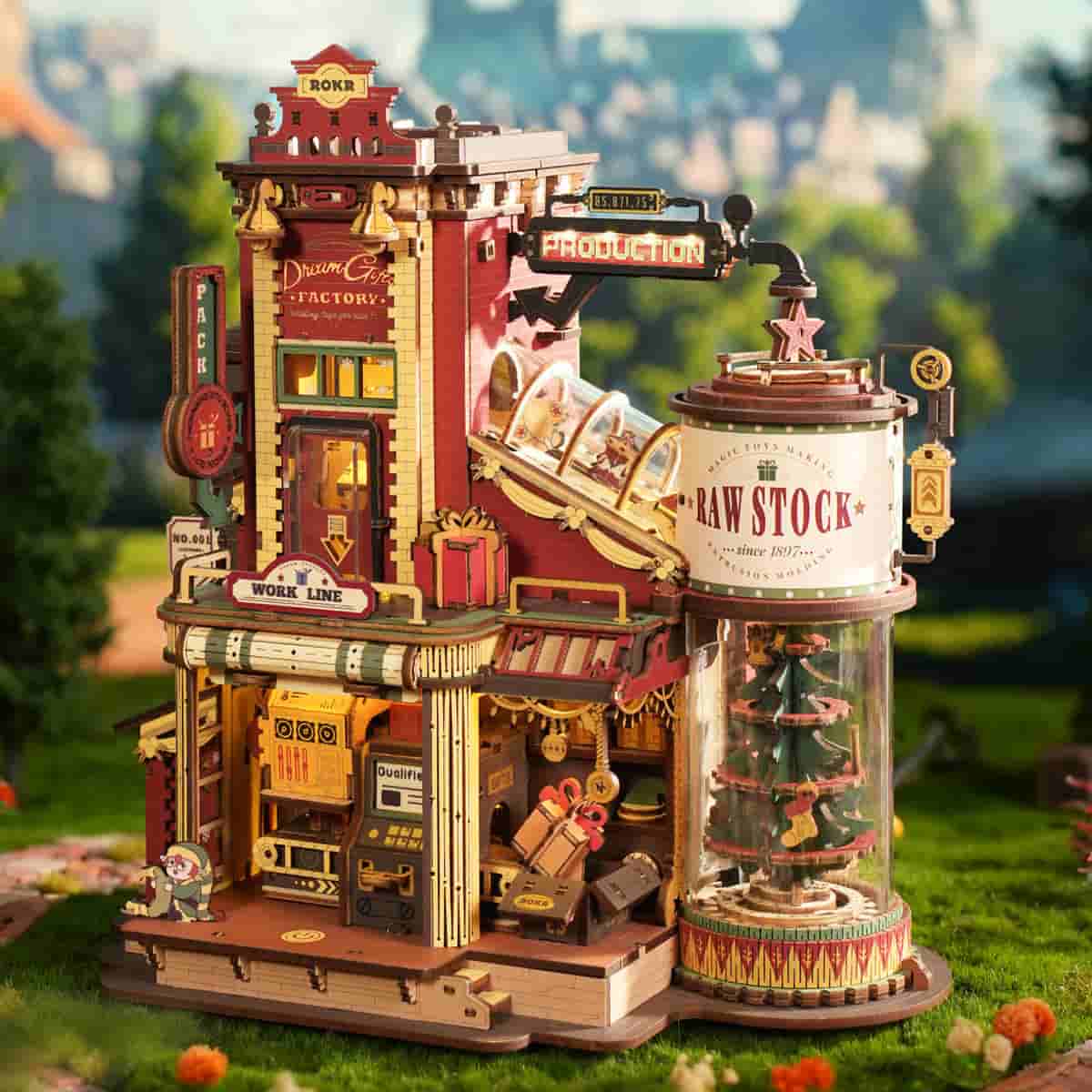 Robotime EAB01 ROKR Dream Gift Factory Wooden Music Box
