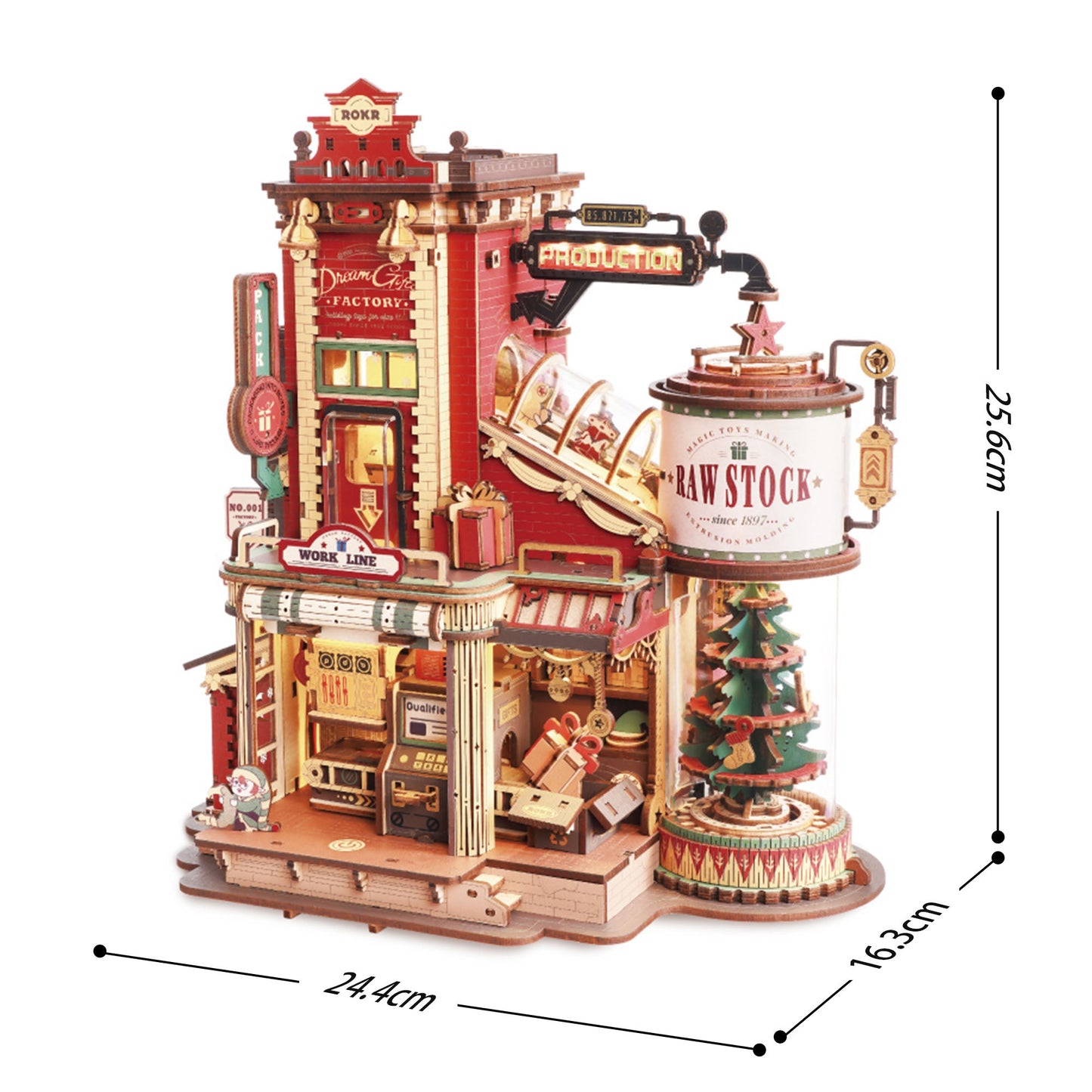 Robotime EAB01 ROKR Dream Gift Factory Wooden Music Box