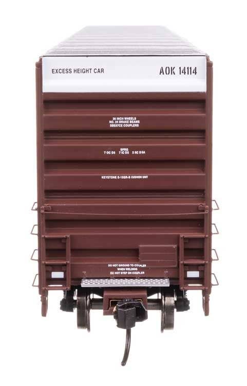 Walthers 920-101710 HO AOK 50' Gunderson Hi-Cube Paper Service Boxcar #14114