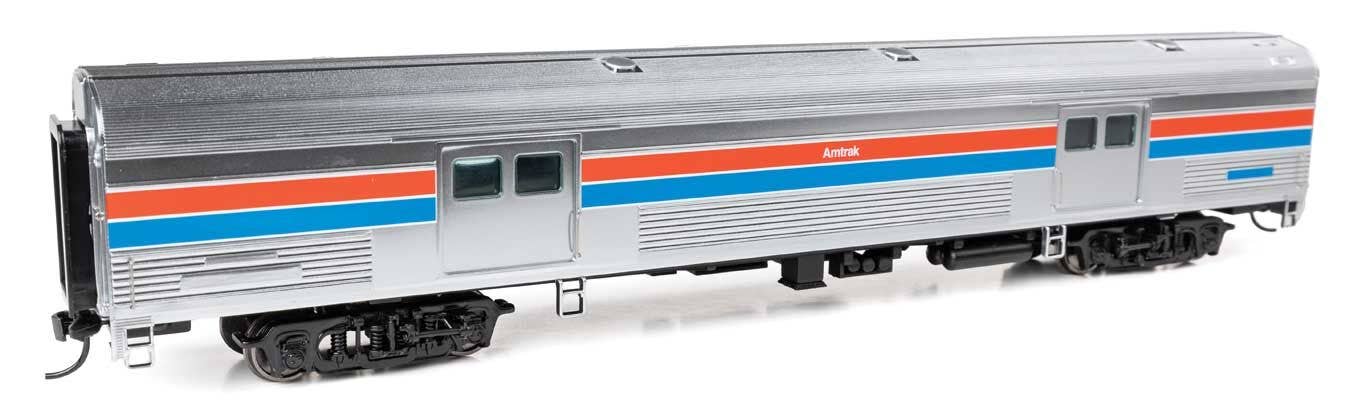 Walthers 920-13075 HO Amtrak Phase II 73' Budd Baggage Car RTR with Decal